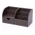 Import Multi-function Home Office Supplies Leather Desk Organizer 6 Compartment Storage Box Collection with Drawer from China