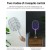 Import Multi-function USB Rechargeable UV LED Electric Bug Zapper Mosquito Killer Lamp Racket Swatter Trap from China