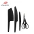 Import Multifunction bass stainless steel sharp blade black block kitchen knife set from China