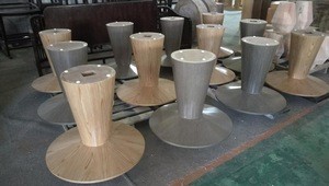 mushroom shape artificial stone table top with MDF base dining table