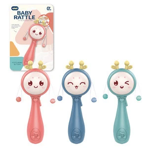 Musical baby rattles teether shaker grab and spin rattle