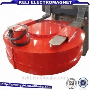 MW03 Series Dia 900mm electric lifting magnet for handling steel billets and slabs