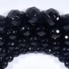 Natural Onyx Cutting Faceted Beads Well Polished Round Loose Beads for Jewelry Making, Factory Wholesale