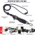 Import Neck Strap flat beaded soft rope woven retractable Paracord lanyard keychain custom logo id Card Badge Holder clips accessories from China