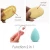 Import New 2 in 1 Silicone Makeup Blender with Cosmetic Puff Sponge from China