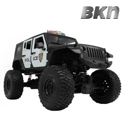 New Arrival 4WD Plastic RC Police Car Toys with Pistol Remote Controller