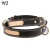 Import New arrival high quality luxury genuine leather dog collar free logo custom pet leash OEM service in stock from China