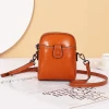 New Arrival Retro Genuine Cowhide Mini Phone Bag New Versatile One Shoulder Crossbody Small Womens Messenger Bag