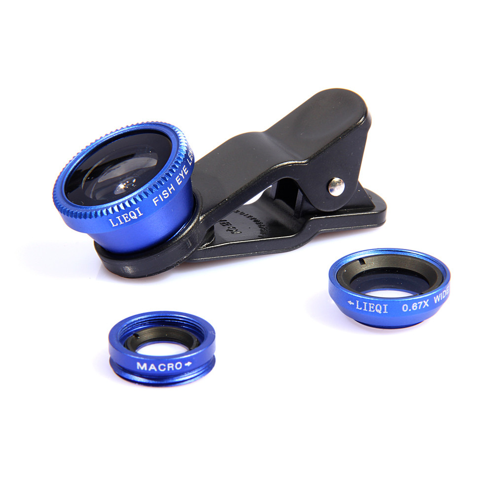 Buy New Design 3 In 1 Camera Lens For Iphone, Lenses For Mobile Phone Photography Lieqi Lq001