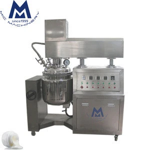 New Design 50L Vacuum Homogenizer Mixer / Face Cream Vacuum Emulsifying Machine / Cosmetic Mixing Tank Equipment Homogenizer