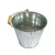 Import new design mini candle decorative metal painted tin buckets from China