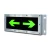 Import New Designed Green Emergency Running Left Right Black Exit Sign Light from China