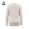 New Designs Factory Custom Pullover Knit Woman Sweater For 2018