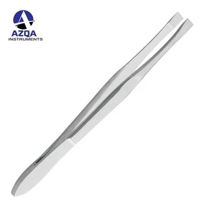 New Eye Brow Extension Beauty Plucking and Threading Stainless Staeel Slant Tip Tweezers