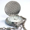 New Fashion Stainless Steel Chain Pocket Watch Quartz Movt Vogue Pocket Watch