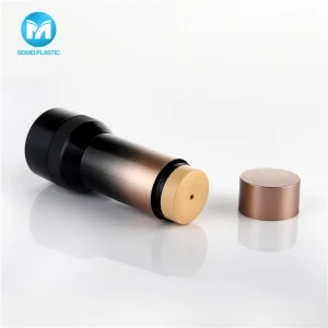 New item gradient color 30ml flashlight foundation stick makeup acrylic cosmetic plastic bottle packaging