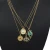 Import New jewelry accessories ladies fashion 18K gold plated  stainless steel brass pendant necklaces from China