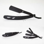 New Men Shaving Straight Razor Aluminum Handle Hairdressing Barbers Razors Blade Holder Manual Shaver