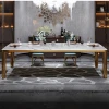 New modern design family dining table set dining room furniture wooden dining table