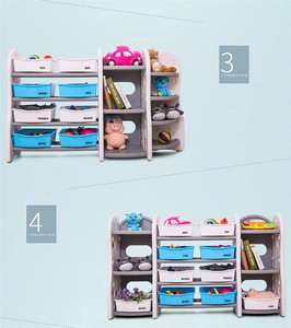 Buy New Plastic Kids Furniture Indoor Children Bookshelf And Toys ...