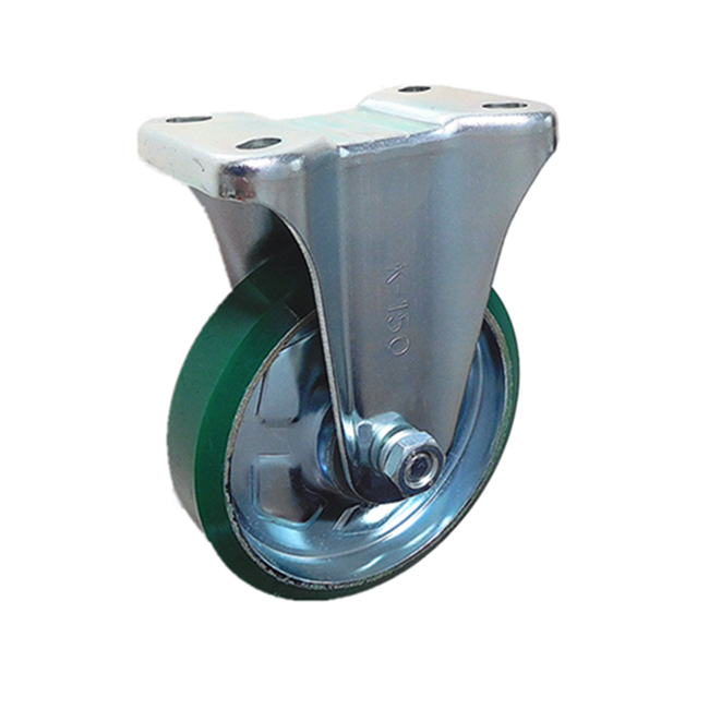 New polyurethane industrial scaffolding rigid bed caster wheels