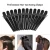 Import new product barber shop tools 12Pcs Black Hair Grip Clips Hairdressing Sectioning Cutting Hair Clamps Clip Professional Plastic from China