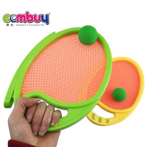 New product children sport toys outdoor play set plastic trampoline beach ball racket