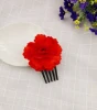 New style Korean fashion accessories high grade fabric flowers hair comb inserted comb fine hair ornaments accessories hair