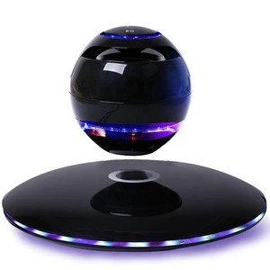 New Style Magnetic levitation UFO Design Multicolor LED Light Bluetooth Colorful Multifunctional Wireless Speaker