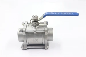New Type high pressure and low temperature resistance 3pc ball welding ball valve