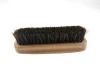 New wholesale wooden shoe brush high quality horsehair shoe brush