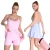 Import NEW Womens Sports Gym Wear Breathable Yoga Fitness Bra Dress Leggings Quick Drying Mid Waist Skirt Style Tennis Tennis Clothes from China