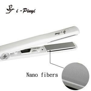 Newest Japan LCD nano fibers cloth hair straightener