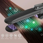 Newest professional steam hair straightener steam flat iron hair straightener with teeth and Salon Straightener