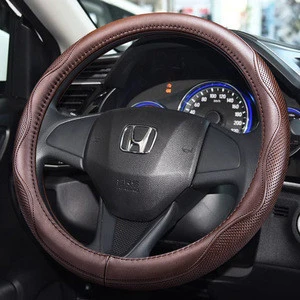 Nile best selling new car interior accessories cowhide steering wheel cover