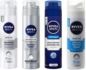 NIVEA MEN Shaving Foam Original 200+50ml, Sensitive, Silver Protect, Recovery, Cool 200ML