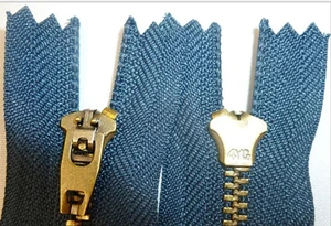 No. 3 Low price hot sale anti gold puller zipper for garments