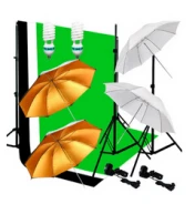 non-woven fabric Backdrop Stand Soft Box Photography Photo Video Studio Light Kit photography studio continuous light kit