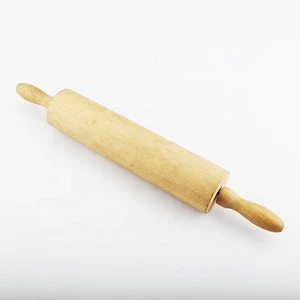 Nonstick Baking Tools 15 Inch Rubber Wooden French Rolling Pins For Baking Pizzas Cookies