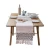 Import Nordic style hand woven home decorative dining table runner screen-printing runner with tassels from China
