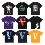 Oem Brand For God Quality New Juice Wrld X Legends Never Die T-shirt Big V Skin Friendly And Breathable Mens T Shirt