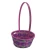 Import OEM ODM wholesale handmade natural colourful bamboo gift basket  bamboo  storage display  basket  bamboo handle  easter  basket from China