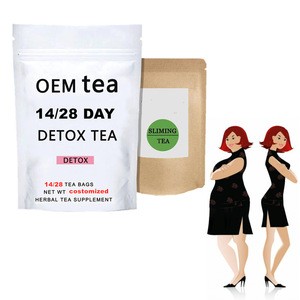 OEM Private Label Colon Cleanse Teatox New Diet Detox Body Tea 14 and 28 Day Weight Loss Tea