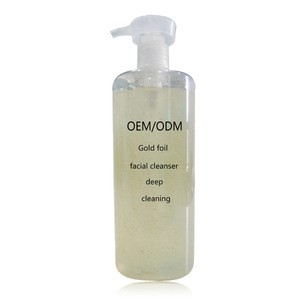 OEM/ODM 24k Gold Amino Acid Anti Aging Rich Foam Pore Deep Cleansing Foam feminine facial cleanser