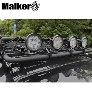 Off road accessories Universal Car Roof Rack Carrier with Headlight Auto Soft Luggage Easy Rack
