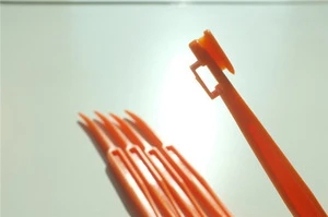 Orange peelers zesters handle fruit opener device 2-in-1 food grade PP cutter slicer fruit &amp; vegetable tool