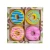 Import Organic Bath Fizzies Colorful Doughnut Bath Bombs With Box Foaming Bath Bomb Gift Set from China