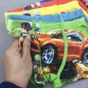 Organic Cotton Teen Boy Underwear Cartoon Print Boxer Briefs Cute Boys Underwear