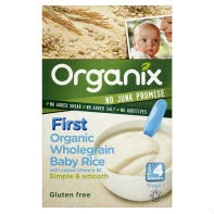 Organix First Organic Wholegrain Baby Rice 4mths+ (100g x 5)