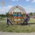 Other amusement park products mobile fairground ride trailer space ring 3D human gyroscope 2 seats